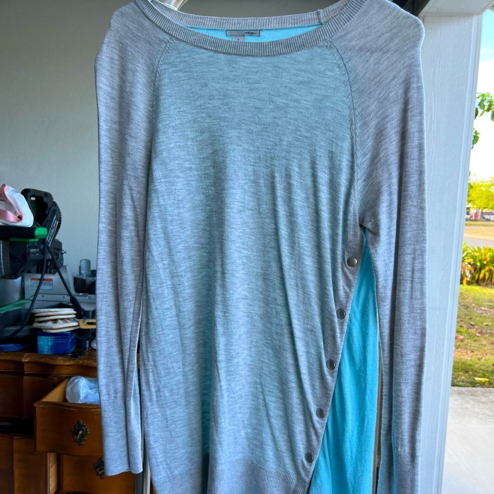 Halogen Lightweight Two Tone Knit